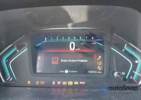 2018 Honda Odyssey Ex-L из США, поврежденный, VIN 5FNRL6H75JB068929